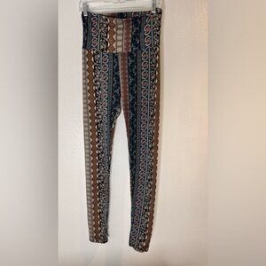 Cherish Multicolor Bohemian Leggings